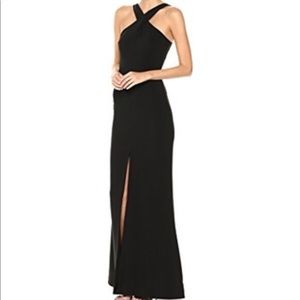 Likely Kingsbury Black Halter Wedding Dress